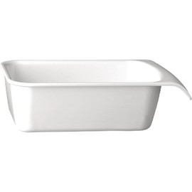 APS GH402 1/4Gn Cascade Buffet Bowl, Colour: White