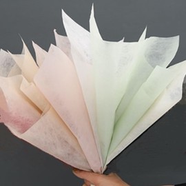 OUKEYI 200 hojas de papel coreano de algodón para envolver flores no tejidas, papel de regalo floral impermeable plisado extraíble para ramo de flores