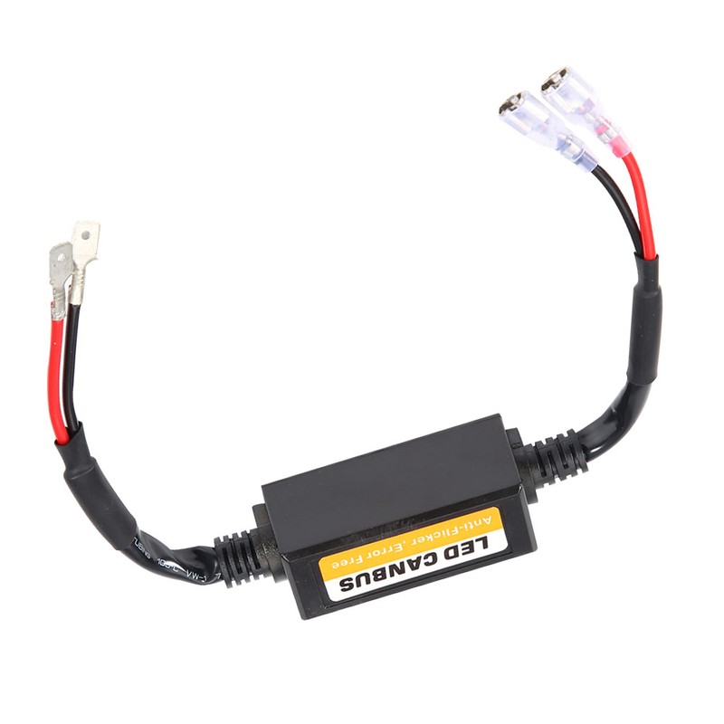 1Pair H1/H3 Canbus LED Headlight Decoder Device Anti Flicker Resistors