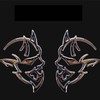 JQ Motorcycle emblem sticker, car deco mark, tuning, chrome, motosti / 오토바이 엠블럼 스티커 자동차 데코 마크 튜닝 크롬 오토바이스티