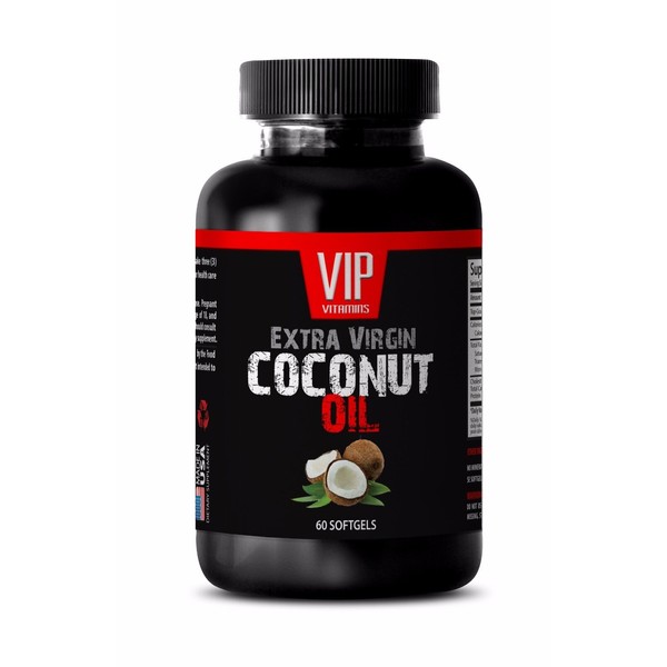 Lauric fatty acid - COCONUT OIL 3000 Mg - Strengthen the Entire Immune System-1B