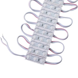 REXTiN 200pcs Mini 3 LED Sign storefront Lights Module Pink Super Bright 2835 SMD Waterproof for Letter Sign Advertising Signs with Tape Adhesive Backside (Pink)