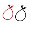 Type I Type C L-Shaped Lightning Charging Cable 11.8 inches
