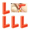 Swpeet 4Pcs 3" Degree Positioning Squares, 90 Degree Angles Clamping