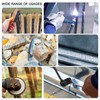 sourcing map 2pcs Welding Chipping Hammer 11.3" Slag Hammer with