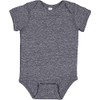 Rabbit Skins Infant Harborside Mélange Jersey Short Sleeve Lap Shoulder