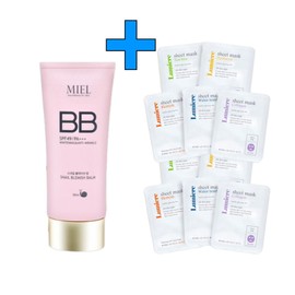 Miel Snail Blemish Balm (SPF49PA+++) 50ml+Lumière Sheet Pack 23g / 미엘 스네일 블레미쉬 밤 (SPF49PA+++) 50ml+루미에르 시트팩 23gX10매