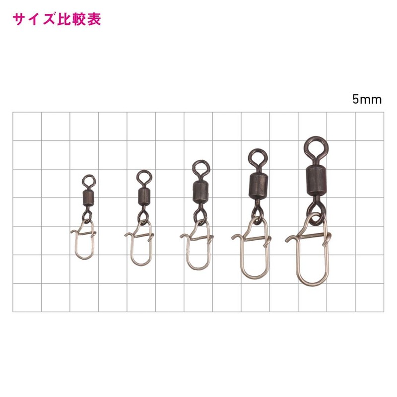 Daiwa Snap Strong Shaft Snap Swivel SS L
