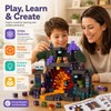 100-Piece Magnetic Building Blocks for Creative STEM Play – Cave