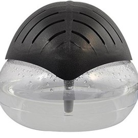 Air Purifiers, Water Filter Air Purifier, Essential Oil Aroma Diffuser with LED Night Light, Air Purifier for Home Office, Household Small Air Cleaner for Pets - Color: Black