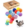 HEUHAI 15-Piece Cat Toy Set, Safe & Sturdy (1.5'' -