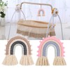 WOWOWO Rainbow Handmade Woven Nordic Children's Room Wall Hanging Home