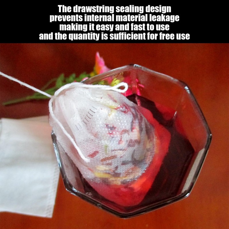 200 Tea Filter Bags, Empty Loose Leaf Tea Bags, Tea