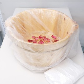 FOMIYES Disposable Foot Bath Bags, 170 Pack Coating for Foot Bath, Heavy Duty Bath Bucket for Pedicure, Thick Bags for Spa at Home