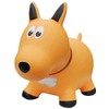 Farm Hoppers Award Winning Inflatable Bouncing Yellow Dog with Pump