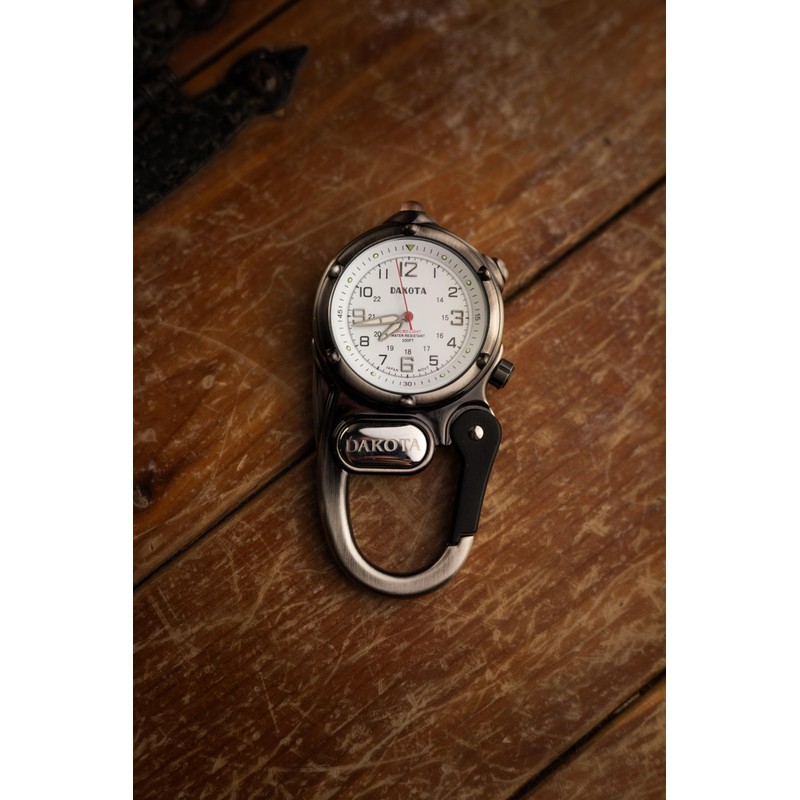 Dakota Mini Clip Microlight, Clip Watch, Flashlight and Watch, Outdoor