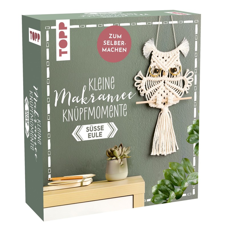 Little Knotting Moments: Macrame Latch Set - Cute Owl