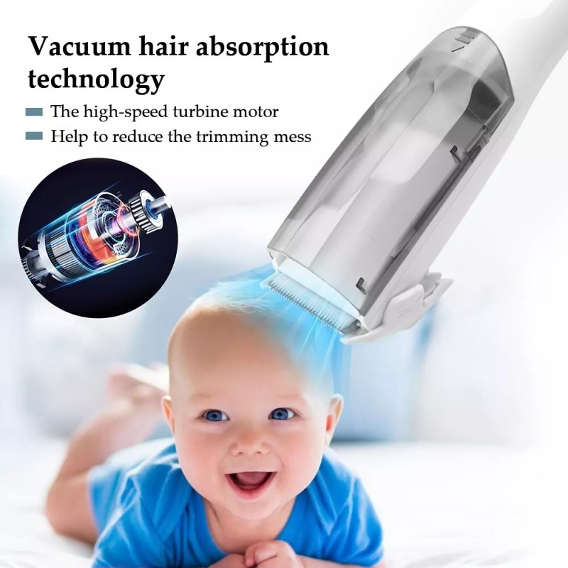 donwell Silent Kids Hair Clippers - Self-Priming, Quiet & Safe
