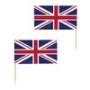 Unique 28800 Cupcake Toppers-Union Jack Party-Pack of 30, Multicolour