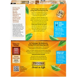 Twinings Chai Latte Variety K-Cup Pods for Keurig, 12 Traditional + 10 Chocolate, Made with Real Black Tea & Spices, Creamy, Slightly Sweet, Caffeinated, Enjoy Hot or Iced (Pack of 2)