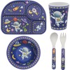 Childrens Dinner Set 4 Piece Dinner Set Bowl, Fork, Spoon,