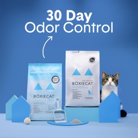 Boxie® Unscented 30 Day Natural Odor Control Cat Litter, 16.5lb Lightweight Plant Based Kitty Litter