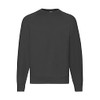 Fruit of the Loom Men's Raglan Sweatshirt, Black, Large (Size:Large)