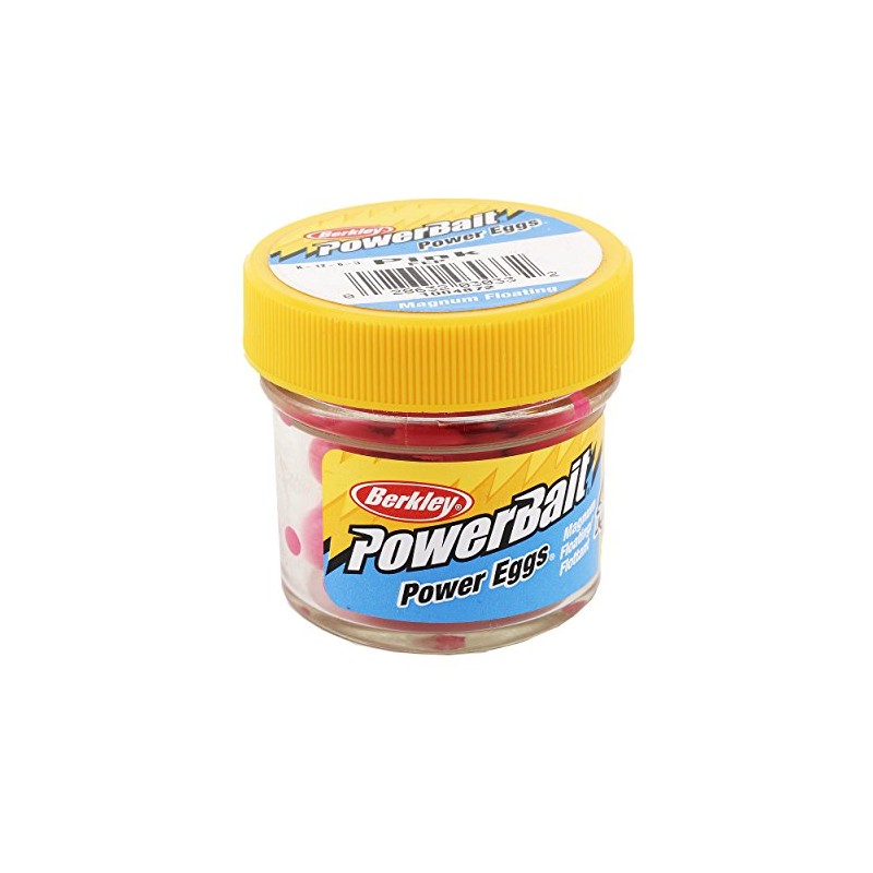 Berkley PowerBait Power Eggs Floating Magnum Fishing Soft Bait, Pink