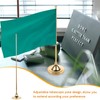 TOVINANNA Telescopic Desk Flag Pole Stand Small Flag Base Display