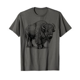 American Bison Buffalo Wildlife Animal Lovers design T-Shirt