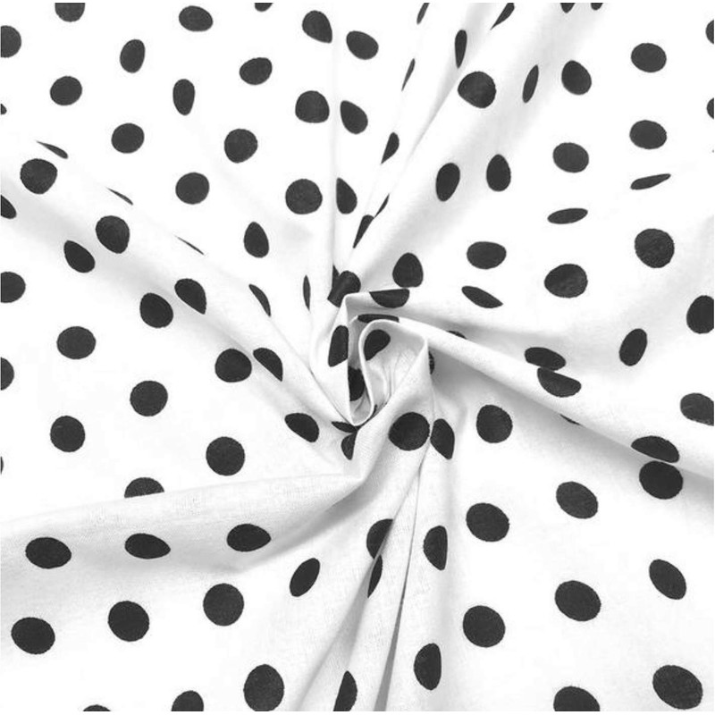 Small Polka Dot Poly Cotton Fabric by The Yard, 58”/60”,