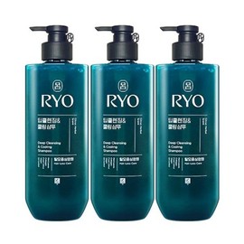 Ryo Cheong-A Deep Cleansing & Cooling Shampoo 592ml 3 pack / 려 청아 딥클렌징 앤 쿨링 샴푸 592ml 3개팩