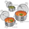 WELLGRO Stainless Steel Tin Set Round - 250 ml 480