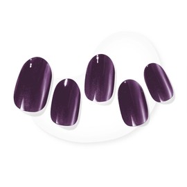 Dashing Diva Glaze Nail Strips - Violet Geode | Works with Any LED Nail Lamp | Long Lasting, Chip Resistant, Semicured Gel Nail Strips | Contains 34 Salon Quality Nail Wraps, 2 Prep Pad,1 Nail File