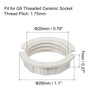 sourcing map G9 Light Socket Rings Lamp M20 Shade Holder