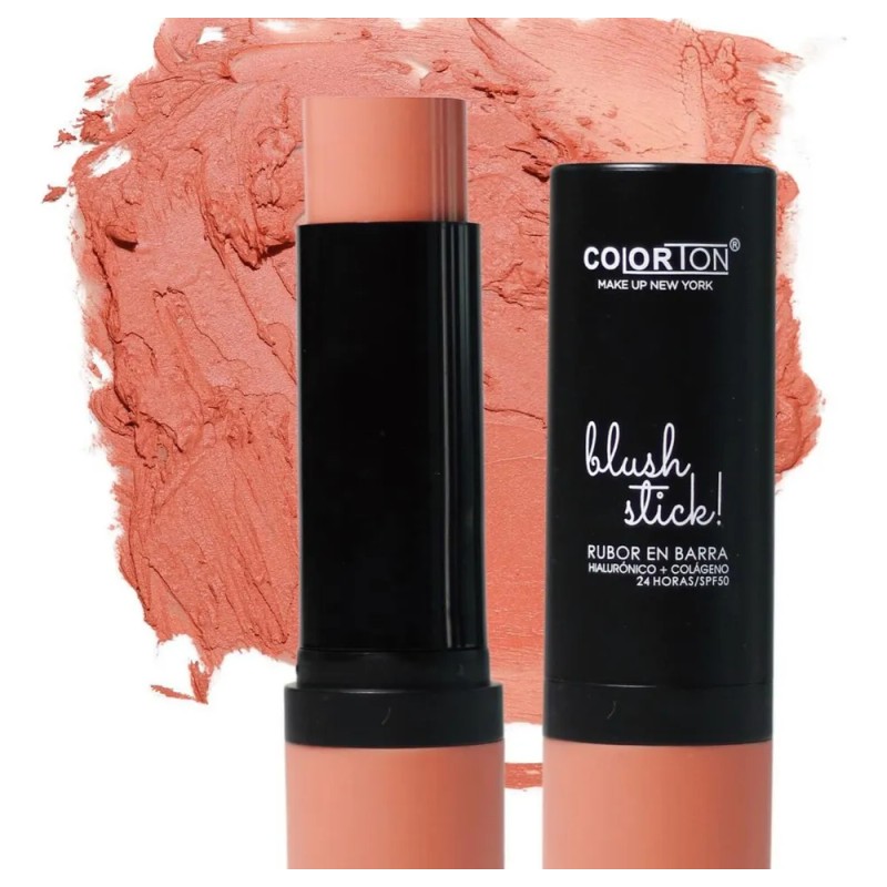 Rubor En Barra Colorton Blush Stick Con Ah+ Colágeno Tono