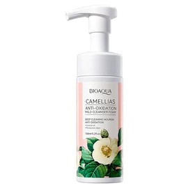BIOAQUA Camellias Anti-Oxidation Moisturizing Mild Cleanser Foam Deep Cleaning Nourish Control Oil 150ml / 5.2fl.oz
