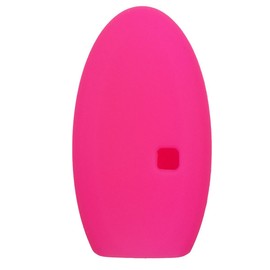 KAWIHEN Silicone Key Fob Cover Fit for Nissan 5 Button(Pink)