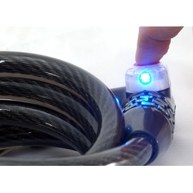 Sport Direct LED Cable Lock 12 mm x 180 cm
