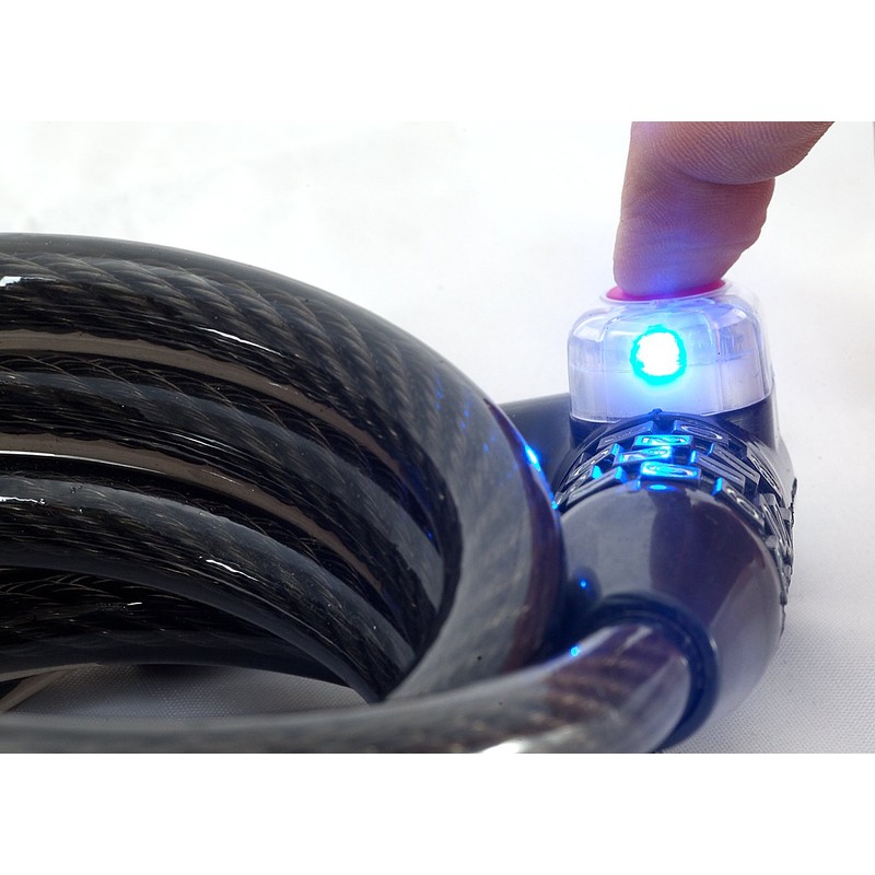 Sport Direct LED Cable Lock 12 mm x 180 cm