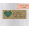 60ct - Kraft Invite Return Address Labels (#347-KR)