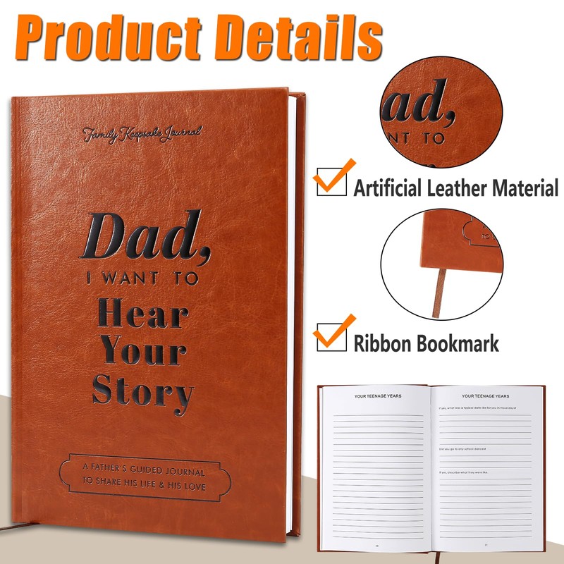 RZCOMP Dad,I Want to Hear Your Story:A Father’s Guided Journal