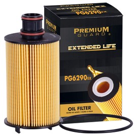 Premium Guard Oil Filter, Extended Life Premium Guard6290EX| Fits 2010-20 Land Rover Range Rover Sport, Range Rover, 2010-13 LR4, 2017-20 Jaguar F-Pace, 2012-20 XF, 2013-19 XJ, 2014-16 Land Rover LR4