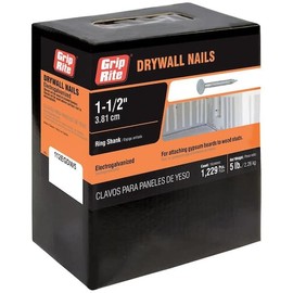 Grip-Rite 1 1/2 In. Electrogalvanized Ring Shank Drywall Nail