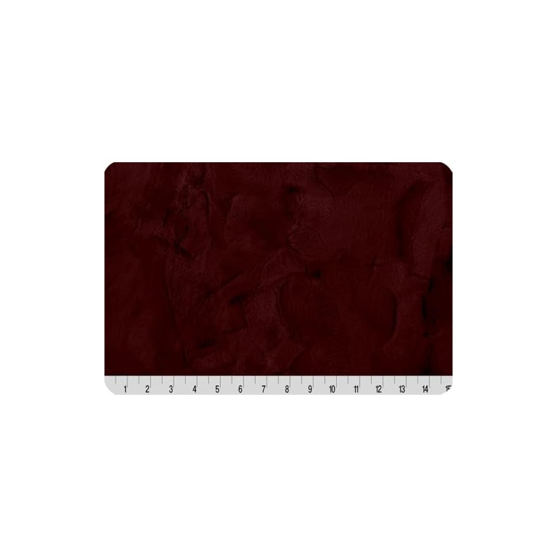 Minky Luxe Mirage 80 Black Cherry Cuddle Cuts 1 2.5-Yard