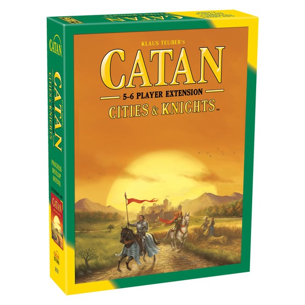 CATAN Cities & Knights Board Game 5-6 Player EXTENSION | Strategy Game | Adventure Game | Family Game for Adults and Kids | Ages 12+ | 3-6 Players | Avg. Playtime 60-90 Minutes | Made by CATAN Studio