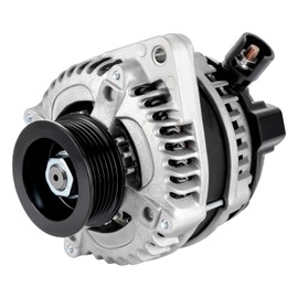 SCITOO Alternator Fit for Honda & for Acura Models - for Odyssey 08-10, Ridgeline Pilot 09-11, MDX ZDX 10-13, RL 09-12, TL 09-14, TSX 10-14 - V6 3.5L 3.7L- 12V 130Amp CW 6-Groove Pulley 11391