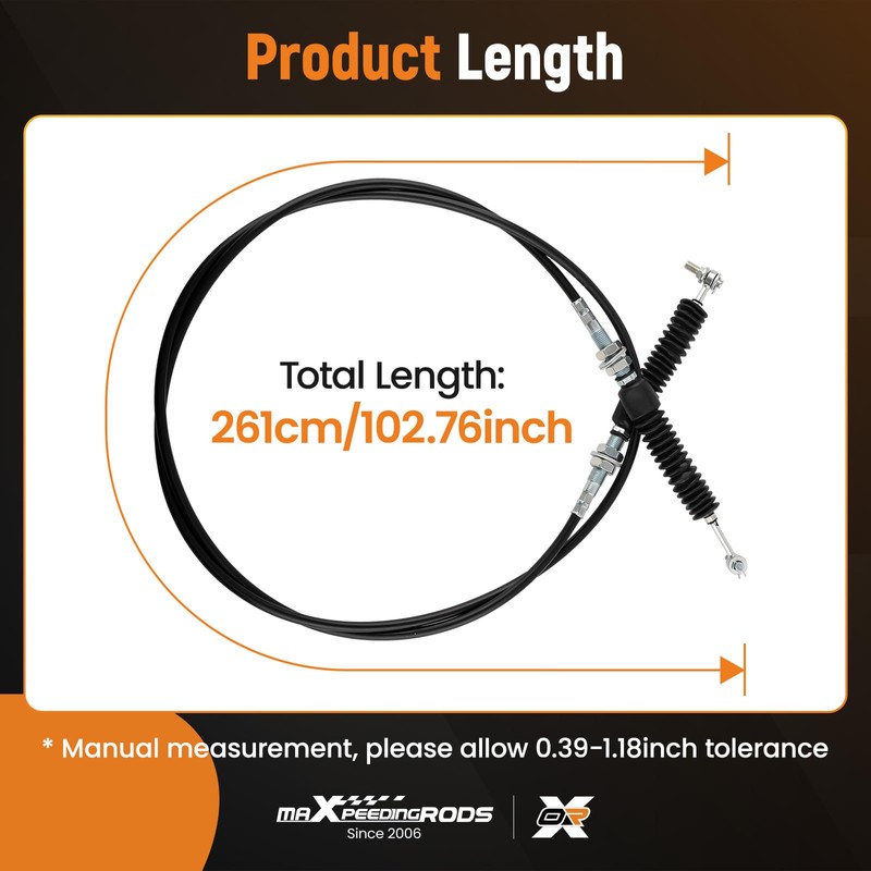 maXpeedingrods 7082498 Gear Shift Cable for Polaris Ranger 1000 EPS