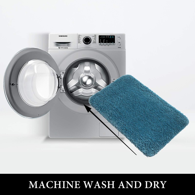 MIULEE Bath Mat Soft Bath Rug Non-Slip Bath Mat Bathroom