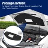 SecosAutoparts Cotton Front Hood Engine Bonnet Insulation Pad Compatible with